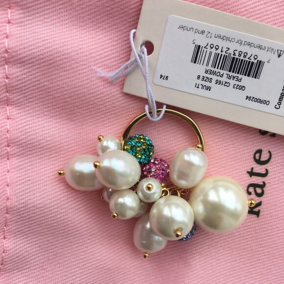 kate spade cha-cha multi pearl ring NWT - Picture 2 of 2